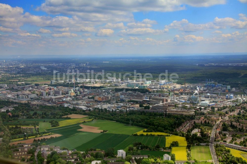 Luftbild Frankfurt am Main - Chemie- und Industriepark Höchst in Frankfurt am Main im Bundesland Hessen