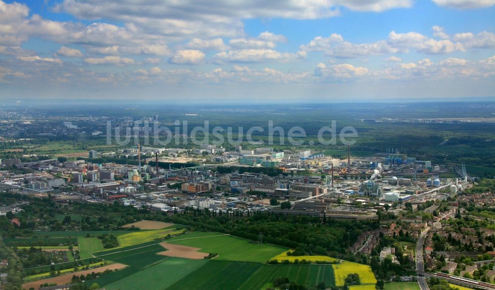 Luftaufnahme Frankfurt am Main - Chemie- und Industriepark Höchst in Frankfurt am Main im Bundesland Hessen