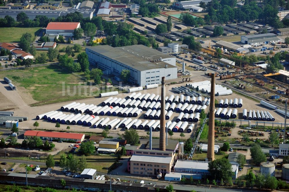 Luftaufnahme Fürstenwalde - Chemie- und Tankanlagenbau REUTHER GmbH in Fürstenwalde im Bundesland Brandenburg