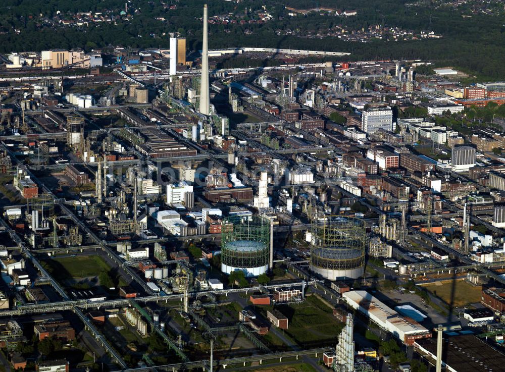 Luftbild Marl - Chemiepark Marl im Ruhrgebiet im Bundesland Nordrhein-Westfalen