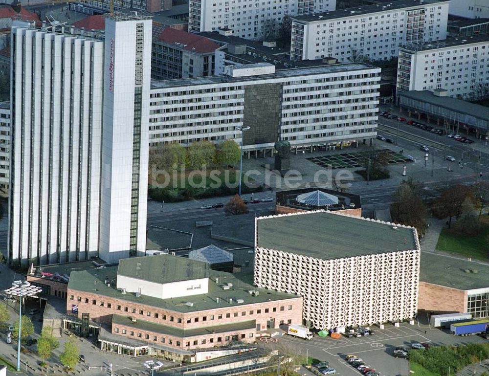 Chemnitz aus der Vogelperspektive: Chemnitz Blick auf das Stadtzentrum