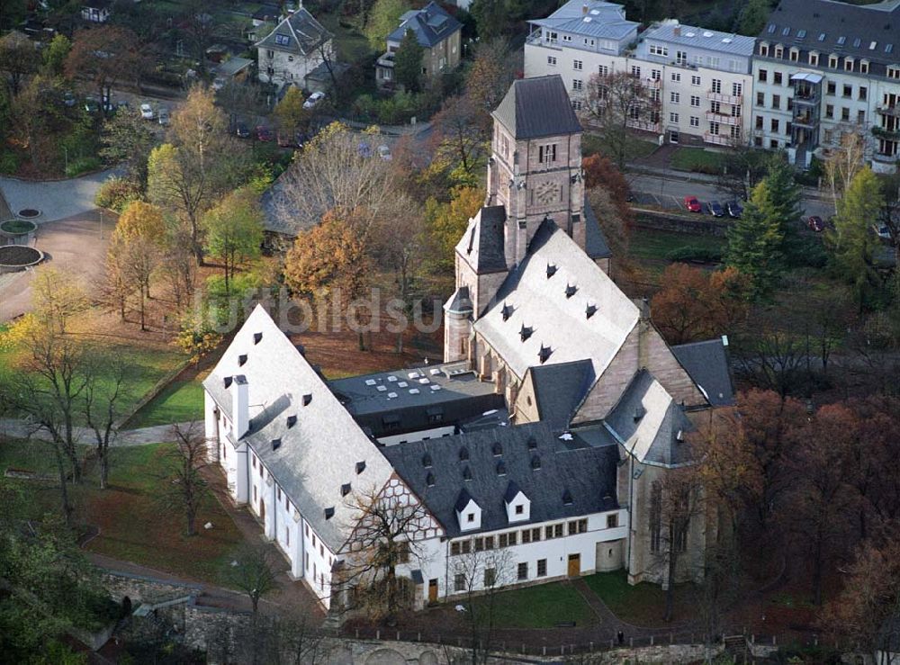 Chemnitz von oben - Chemnitz Schloßkirche