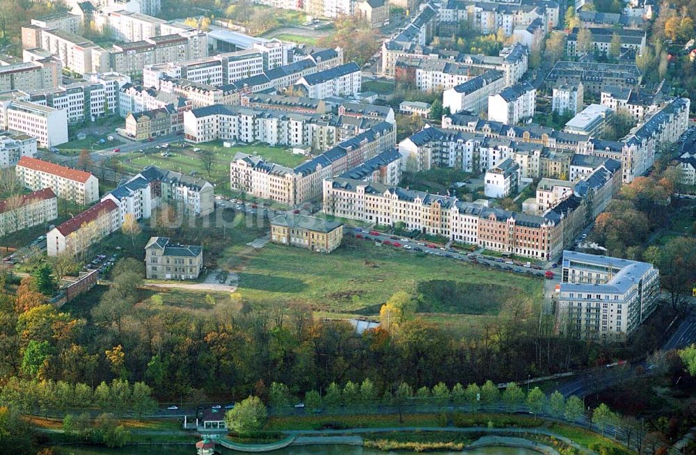 Chemnitz aus der Vogelperspektive: Chemnitz Wohnpark am Schloßteich