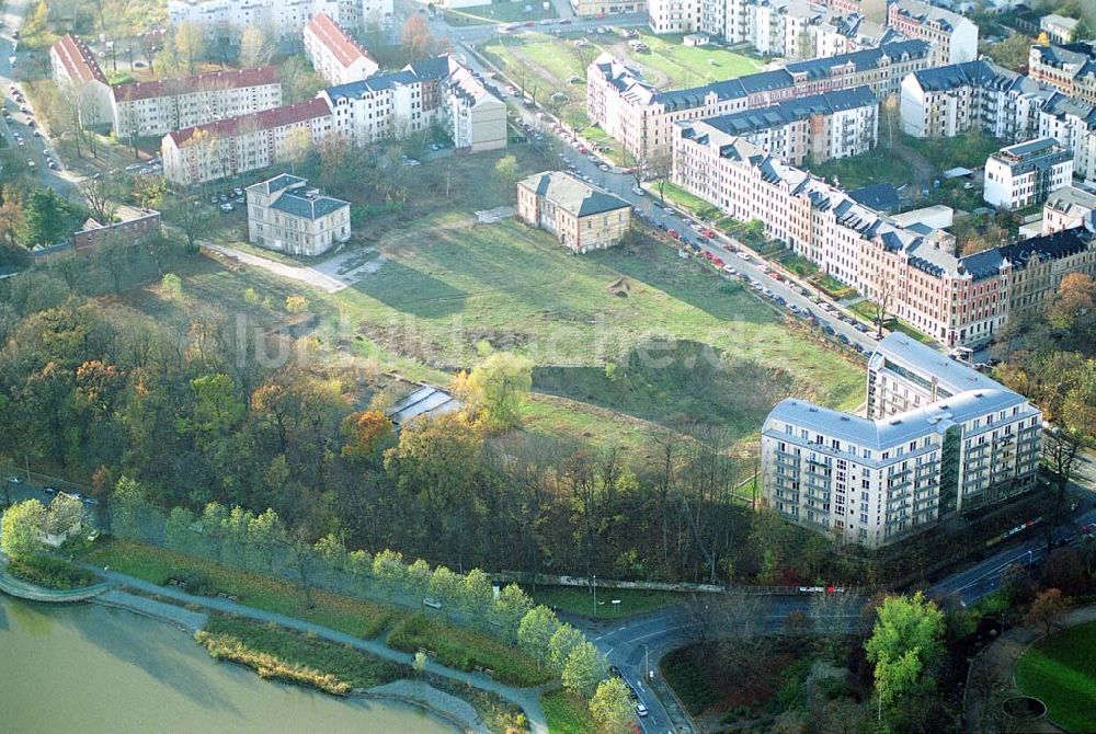 Chemnitz aus der Vogelperspektive: Chemnitz Wohnpark am Schloßteich