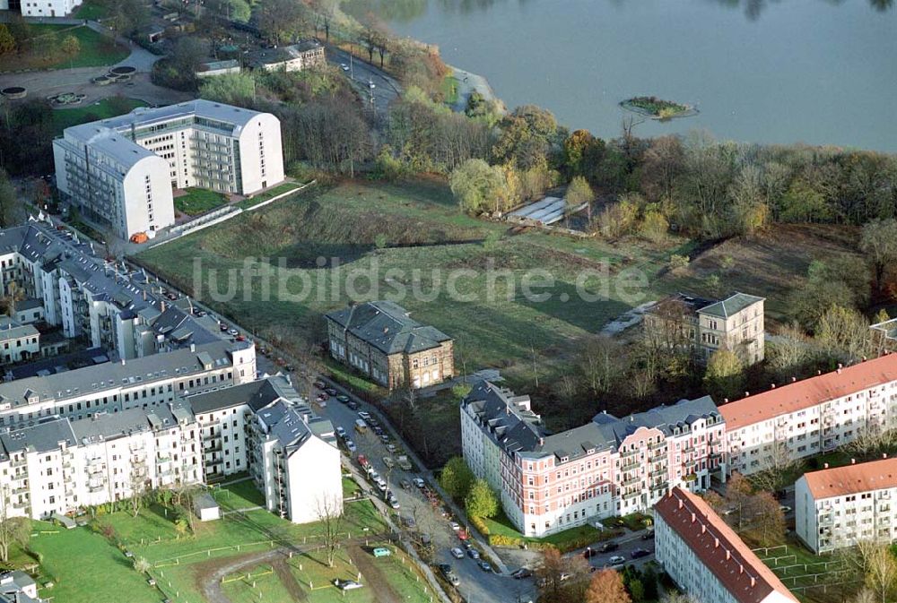 Chemnitz aus der Vogelperspektive: Chemnitz Wohnpark am Schloßteich