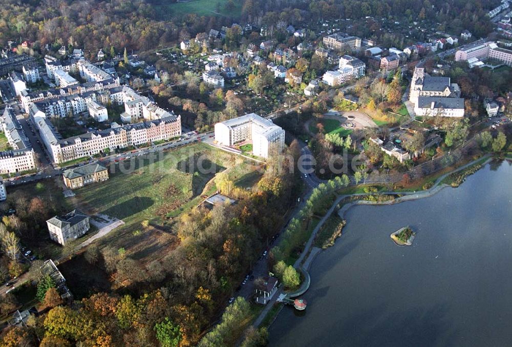 Chemnitz aus der Vogelperspektive: Chemnitz Wohnpark am Schloßteich