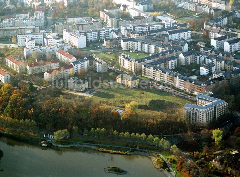 Chemnitz aus der Vogelperspektive: Chemnitz Wohnpark am Schloßteich