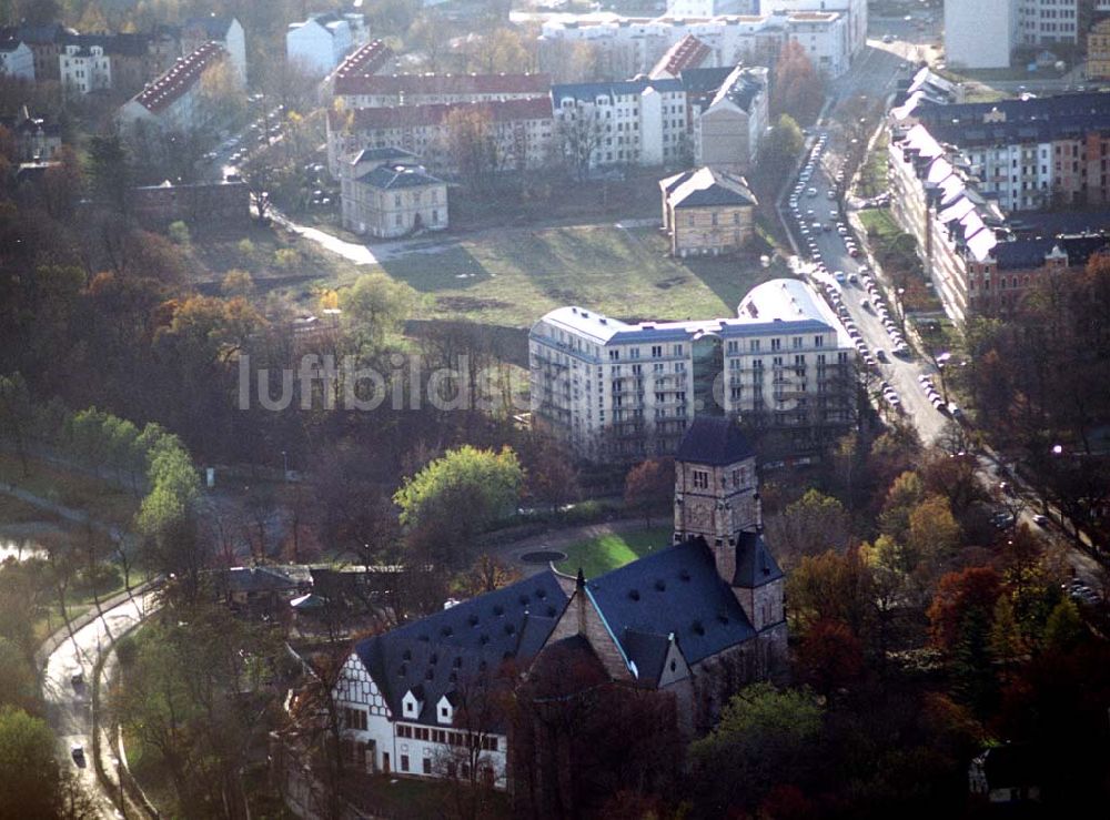 Chemnitz von oben - Chemnitz Wohnpark am Schloßteich