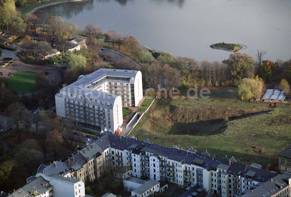 Chemnitz aus der Vogelperspektive: Chemnitz Wohnpark am Schloßteich