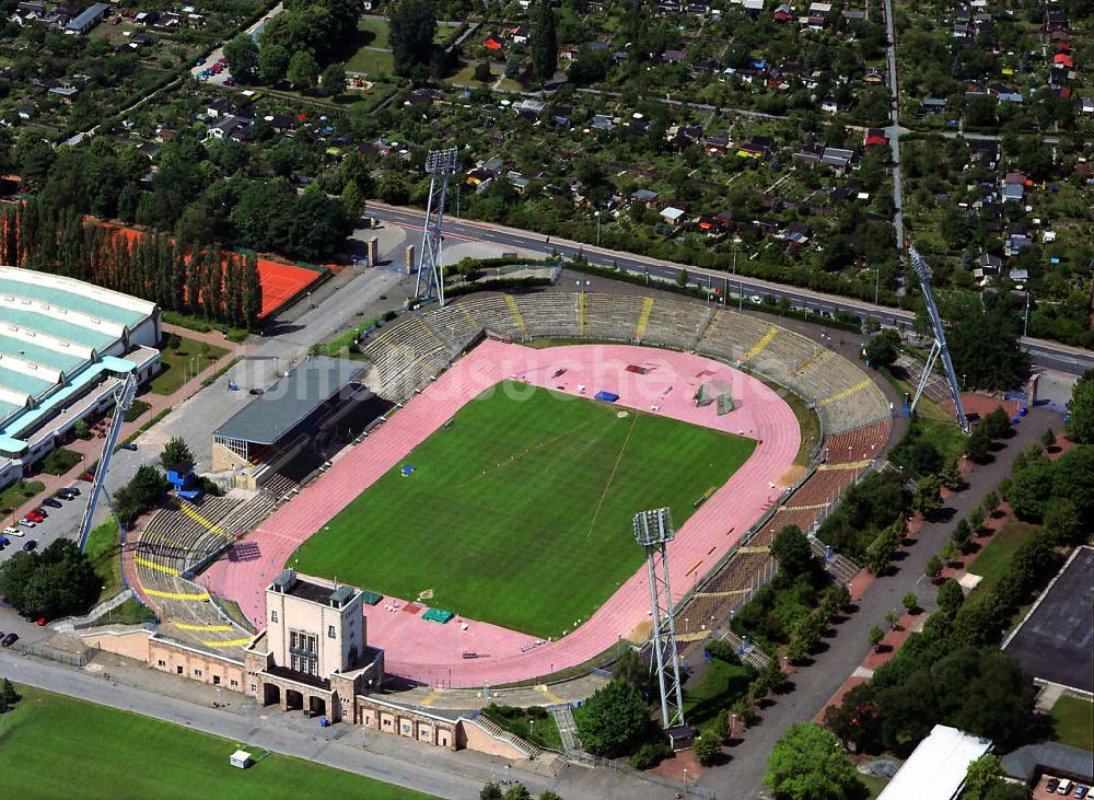 Luftbild Chemnitz - Chemnitzer Sportforum - Hauptstadion Chemnitz