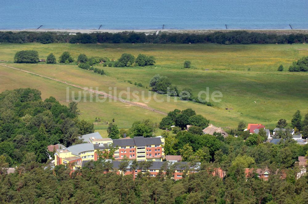 Graal-Müritz von oben - children's clinic / Kinderklink Tannenhof nahe der Ostseeküste in Graal-Müritz in Mecklenburg-Vorpommern / MV