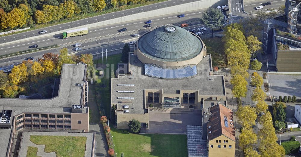 Karlsruh aus der Vogelperspektive: Christuskathedrale Karlsruhe