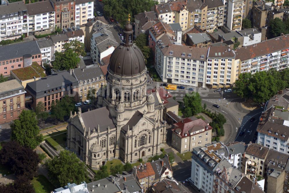 Luftaufnahme Mainz - Christuskirche Mainz