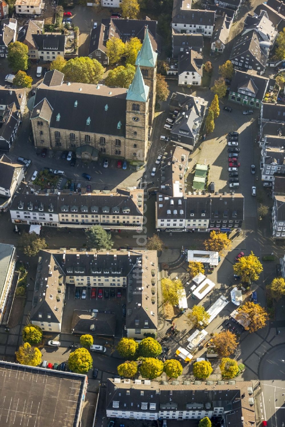 Schwelm aus der Vogelperspektive: Christuskirche in Schwelm im Bundesland Nordrhein-Westfalen