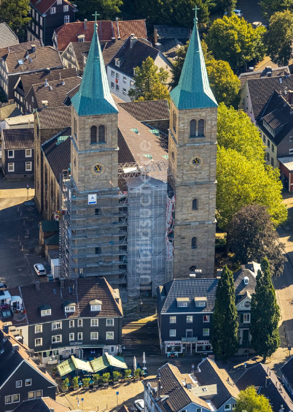 Luftaufnahme Schwelm - Christuskirche in Schwelm im Bundesland Nordrhein-Westfalen