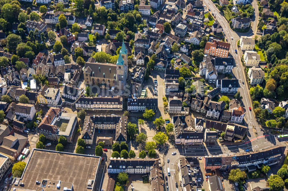 Luftaufnahme Schwelm - Christuskirche in Schwelm im Bundesland Nordrhein-Westfalen