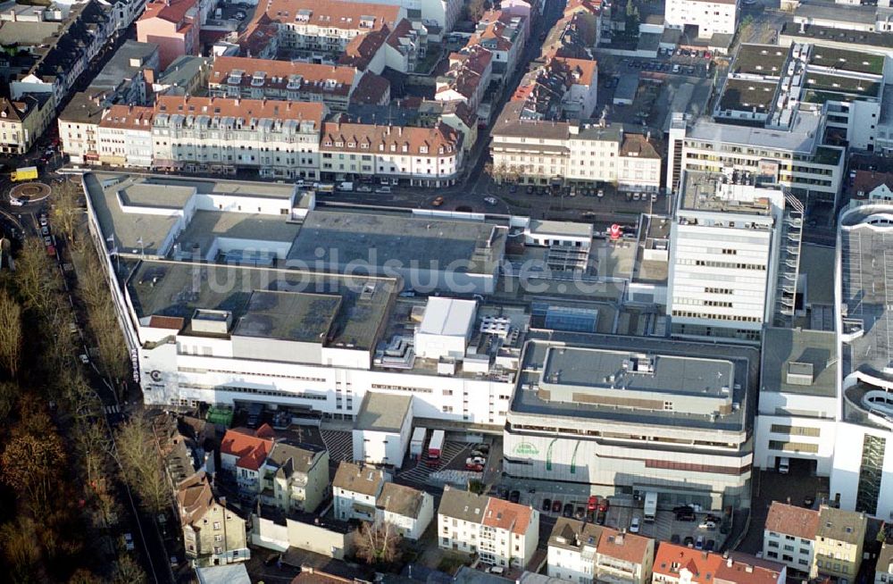 Aschaffenburg / Bayern aus der Vogelperspektive: City ...