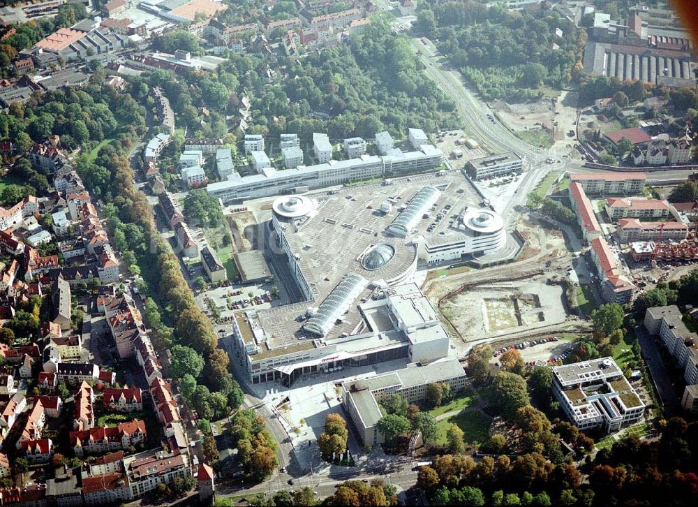 Augsburg aus der Vogelperspektive: City - Galerie der ECE-Projektmanagement in Augsburg.