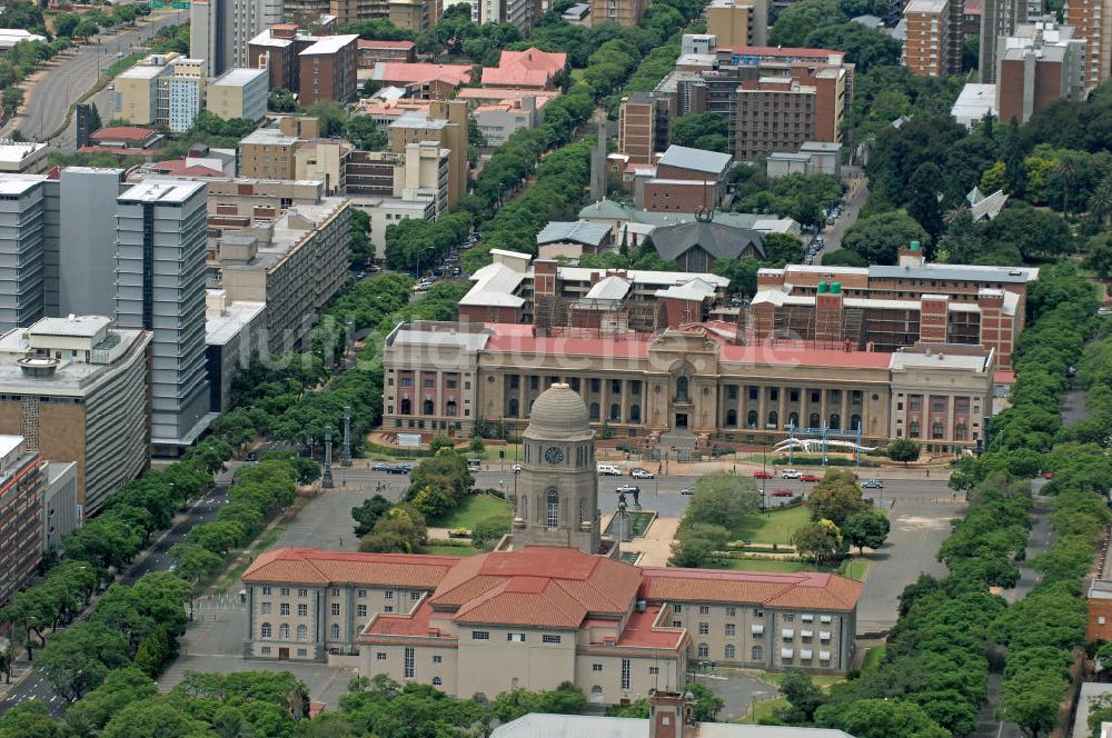 Luftaufnahme Pretoria - City Hall und Transvaal-Museum Pretoria