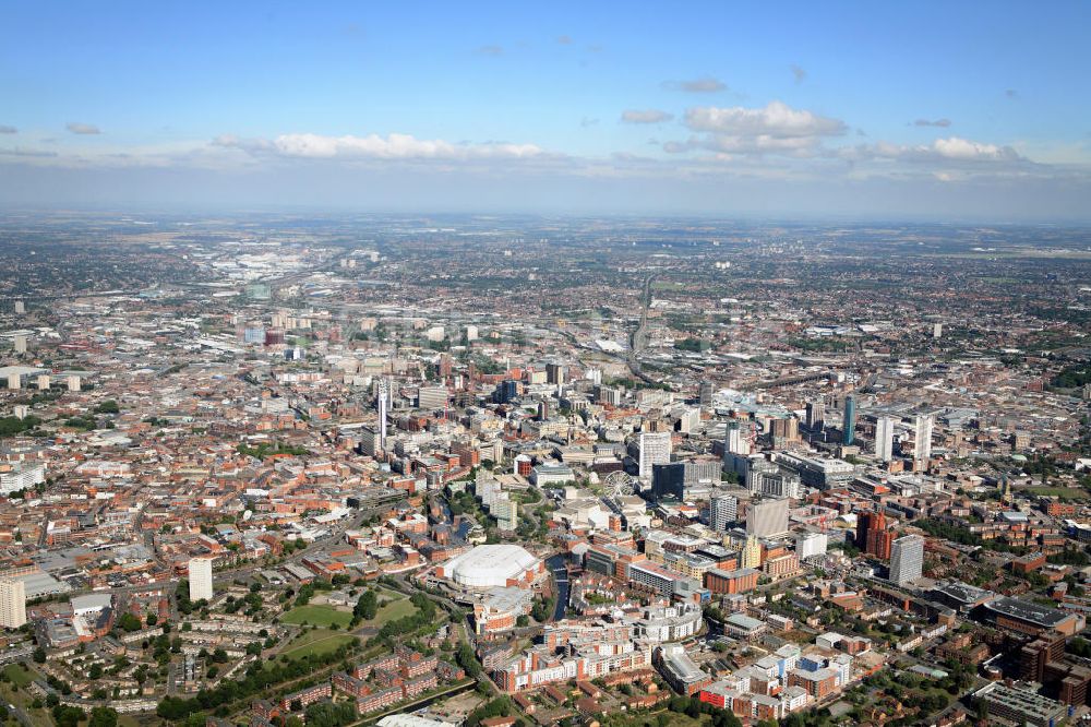 Birmingham aus der Vogelperspektive: City View at the center of Birmingham