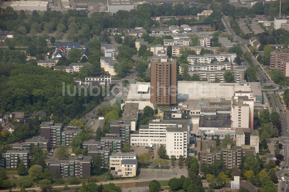 Bergkamen aus der Vogelperspektive: Cityturm von Bergkamen