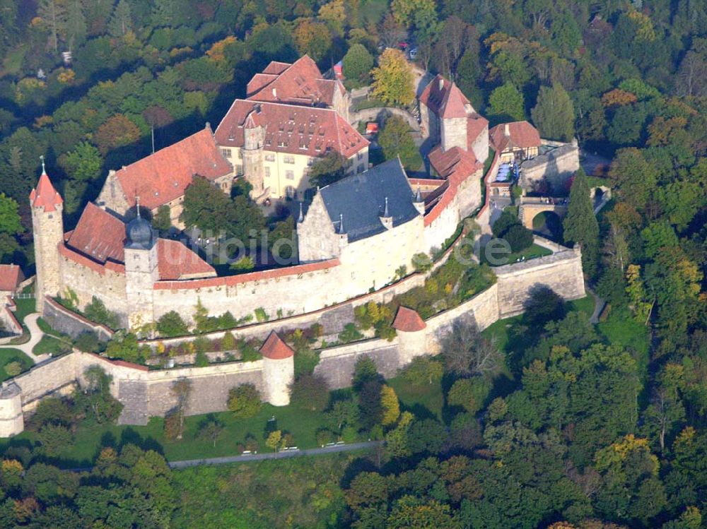 Coburg / Bayern von oben - Coburger Veste