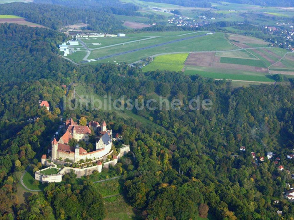 Coburg / Bayern aus der Vogelperspektive: Coburger Veste