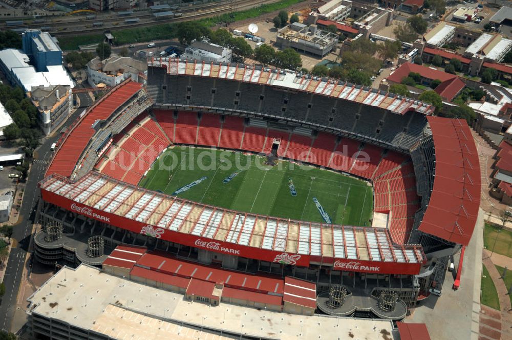 Johannesburg von oben - Coca-Cola Park Stadion / Stadium Johannesburg Südafrika / South Africa