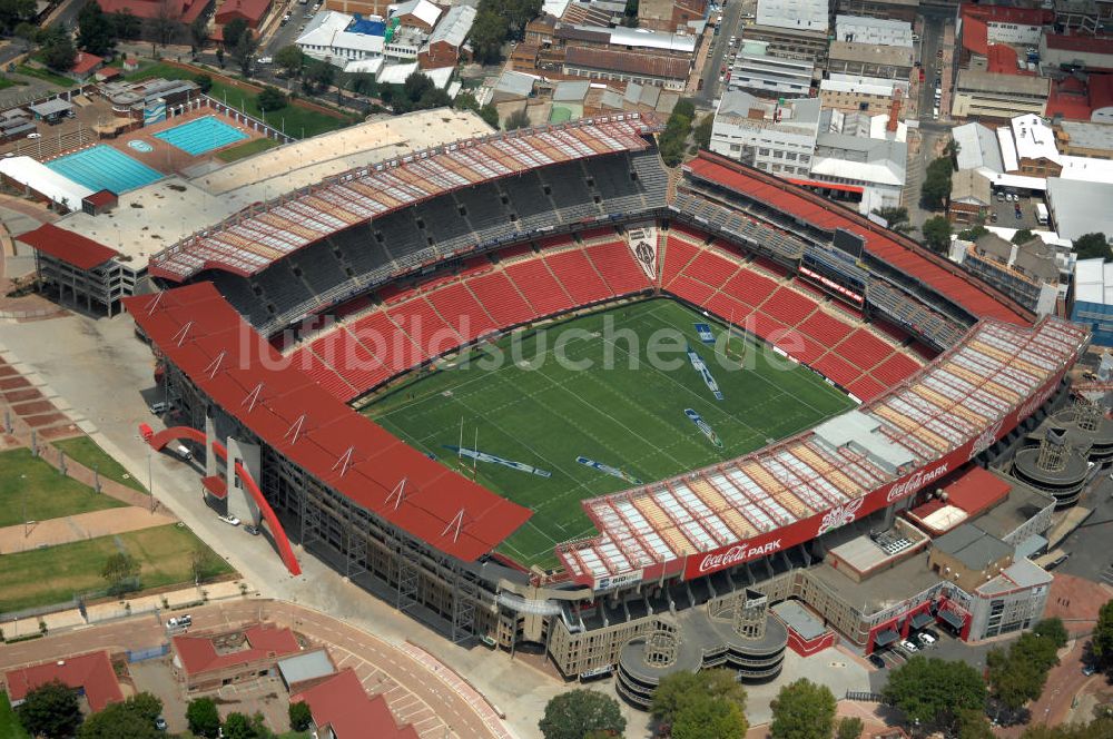 Luftaufnahme Johannesburg - Coca-Cola Park Stadion / Stadium Johannesburg Südafrika / South Africa