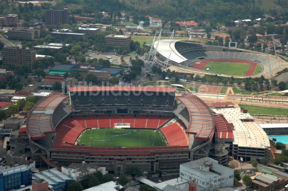 Johannesburg von oben - Coca-Cola Park Stadion / Stadium Johannesburg Südafrika / South Africa