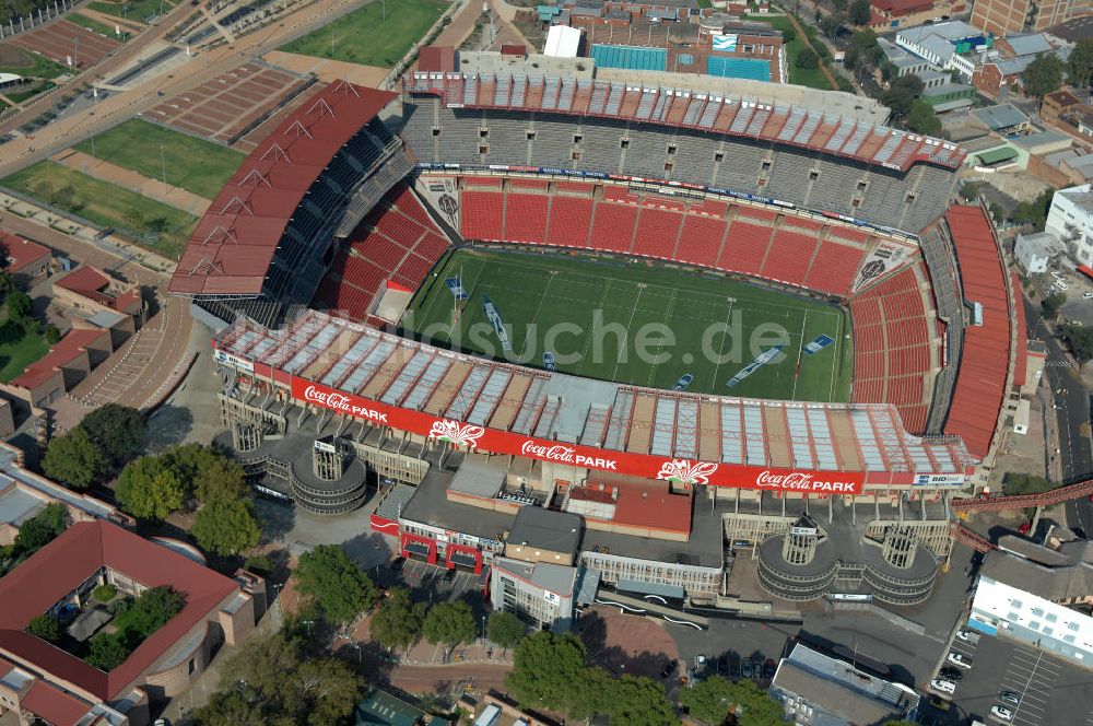 Luftbild Johannesburg - Coca-Cola Park Stadion / Stadium Johannesburg Südafrika / South Africa