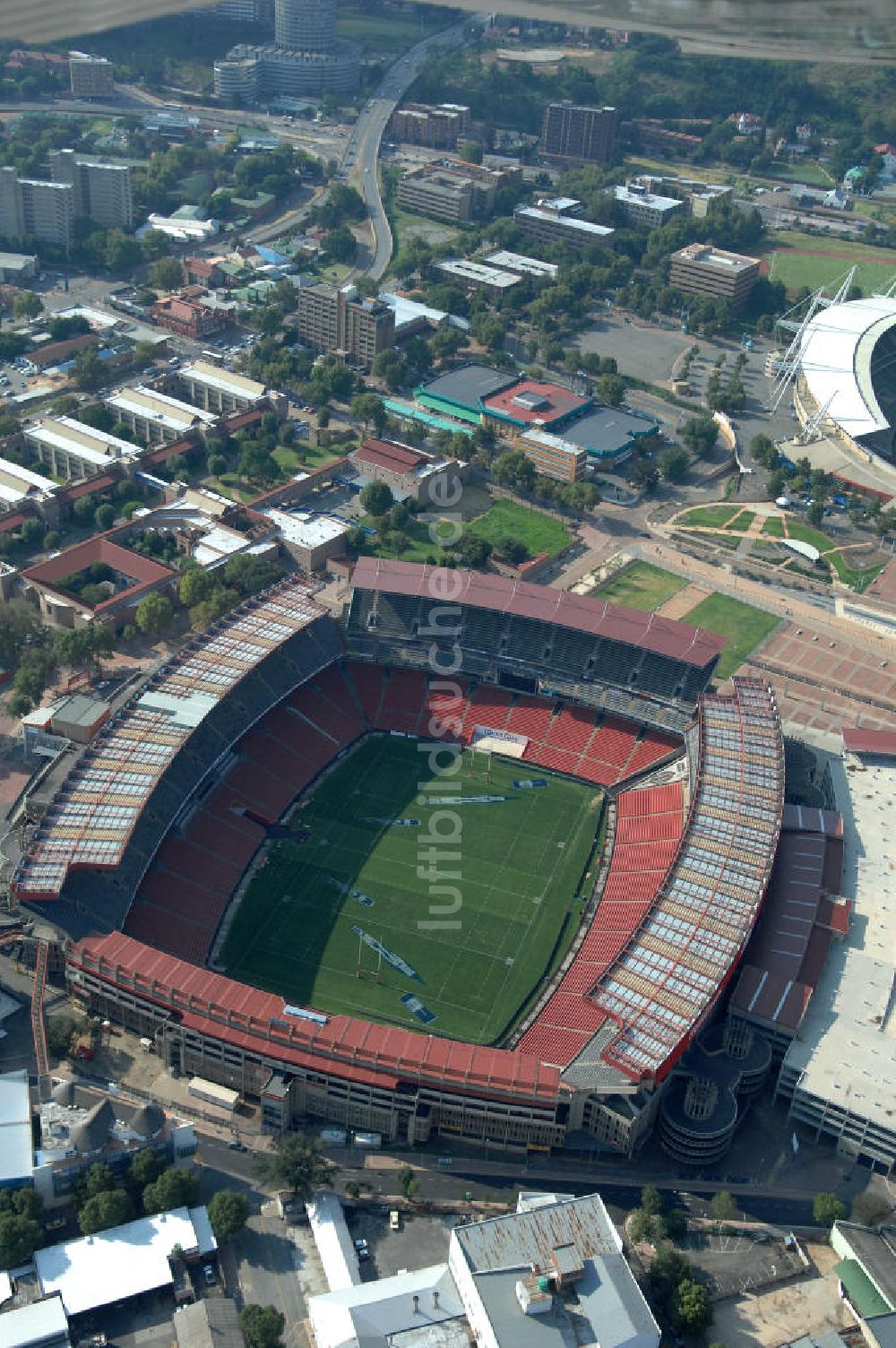 Johannesburg von oben - Coca-Cola Park Stadion / Stadium Johannesburg Südafrika / South Africa