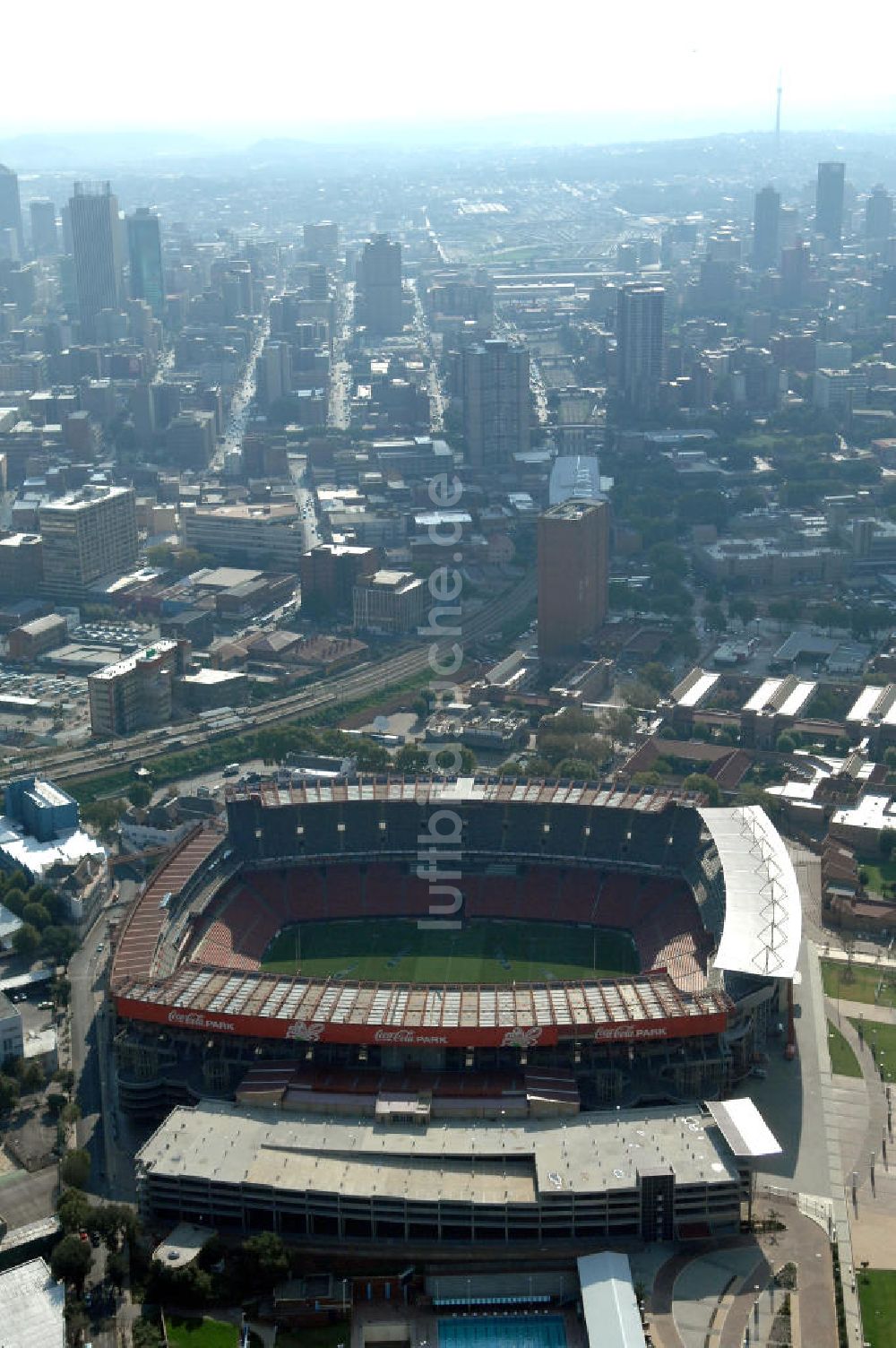 Johannesburg aus der Vogelperspektive: Coca-Cola Park Stadion / Stadium Johannesburg Südafrika / South Africa