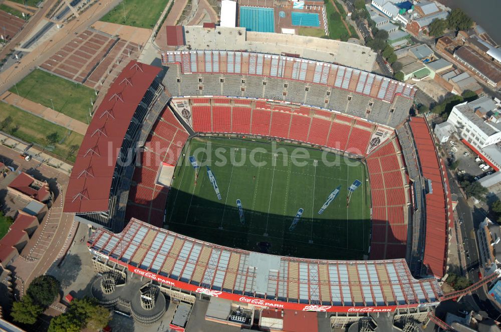 Johannesburg von oben - Coca-Cola Park Stadion / Stadium Johannesburg Südafrika / South Africa