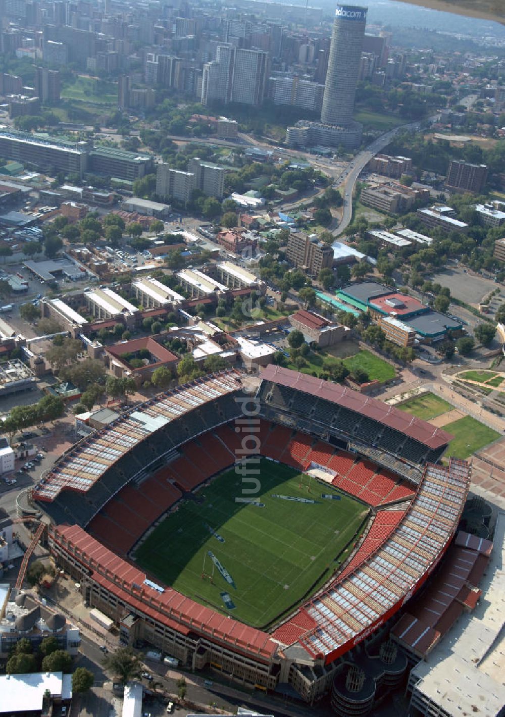 Luftbild Johannesburg - Coca-Cola Park Stadion / Stadium Johannesburg Südafrika / South Africa