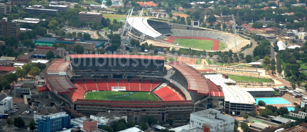 Johannesburg von oben - Coca-Cola Park Stadion / Stadium Johannesburg Südafrika / South Africa