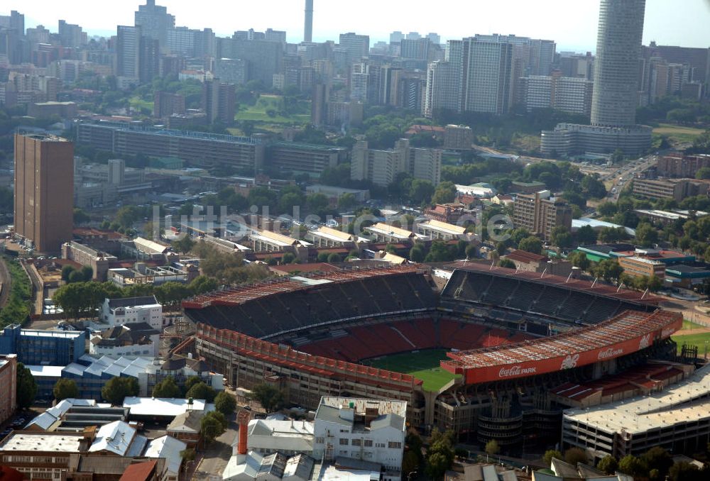 Johannesburg aus der Vogelperspektive: Coca-Cola Park Stadion / Stadium Johannesburg Südafrika / South Africa