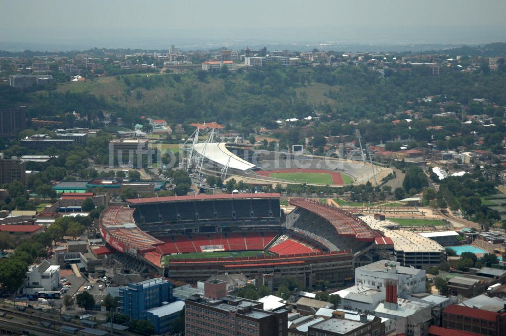 Luftaufnahme Johannesburg - Coca-Cola Park Stadion / Stadium Johannesburg Südafrika / South Africa