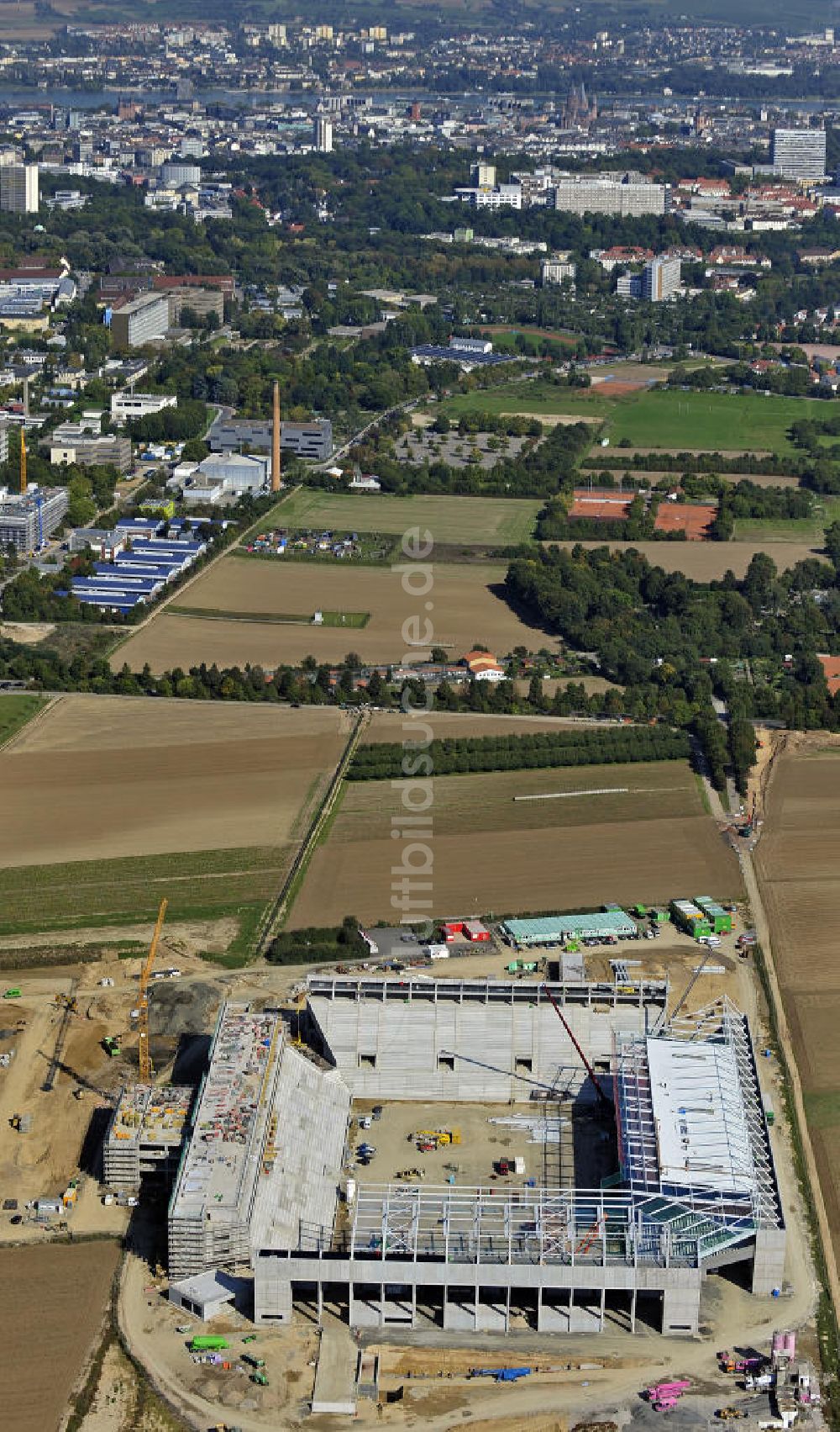 Mainz aus der Vogelperspektive: Coface Arena Mainz