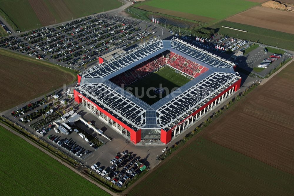 Mainz aus der Vogelperspektive: Coface Arena Mainz im Bundesland Rheinland Pfalz