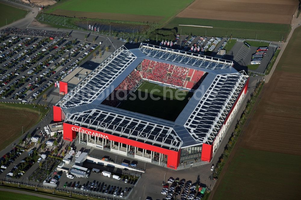 Luftaufnahme Mainz - Coface Arena Mainz im Bundesland Rheinland Pfalz