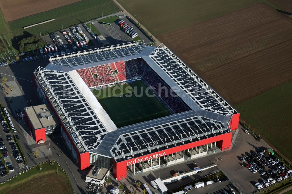 Luftaufnahme Mainz - Coface Arena Mainz im Bundesland Rheinland Pfalz