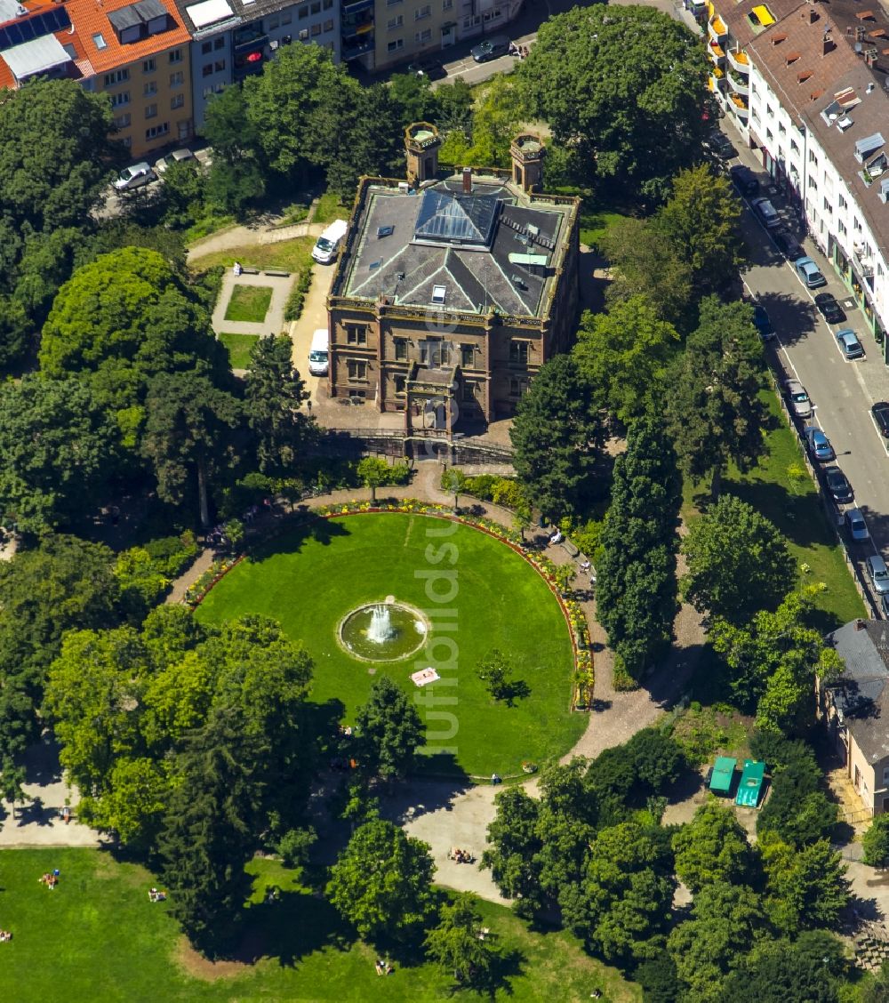 Luftbild Freiburg im Breisgau - Colombischlössle Herrenhaus in Freiburg im Breisgau im Bundesland Baden-Württemberg