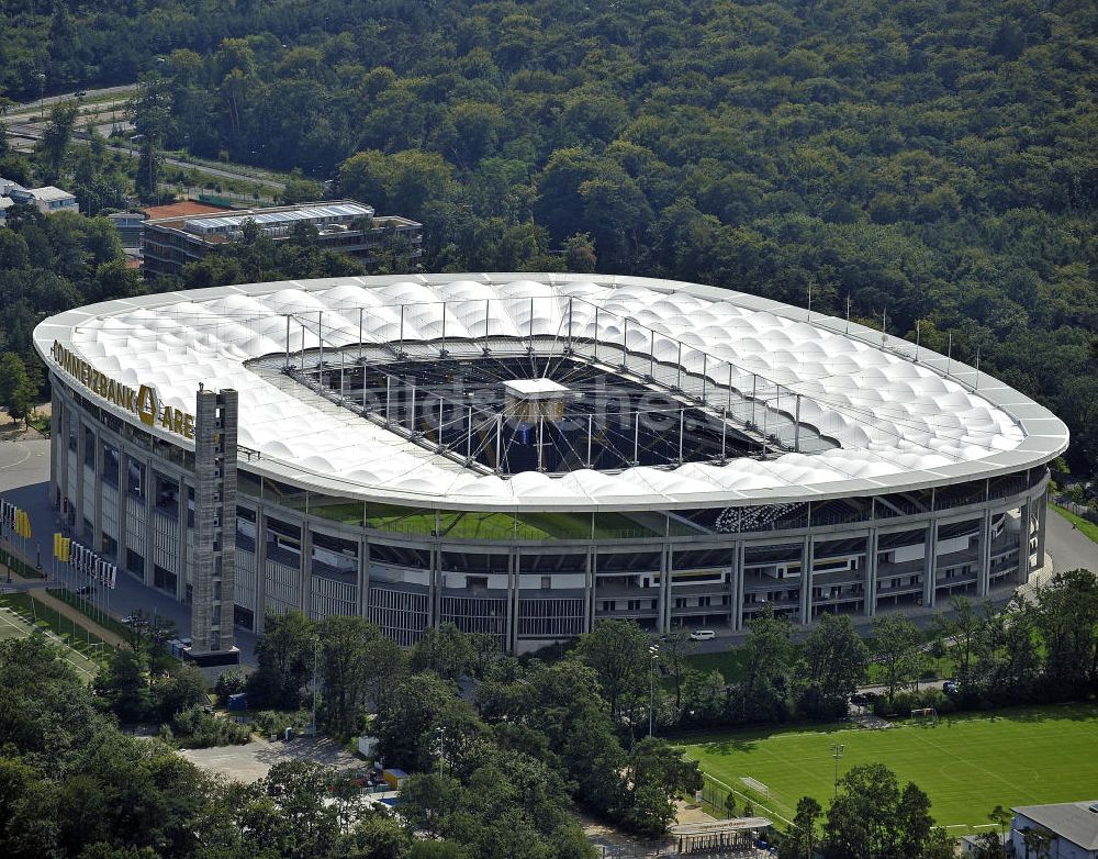 Frankfurt am Main von oben - Commerzbank Arena