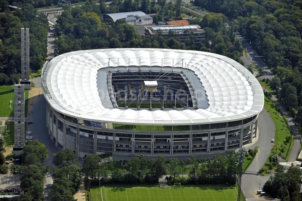 Frankfurt am Main aus der Vogelperspektive: Commerzbank Arena