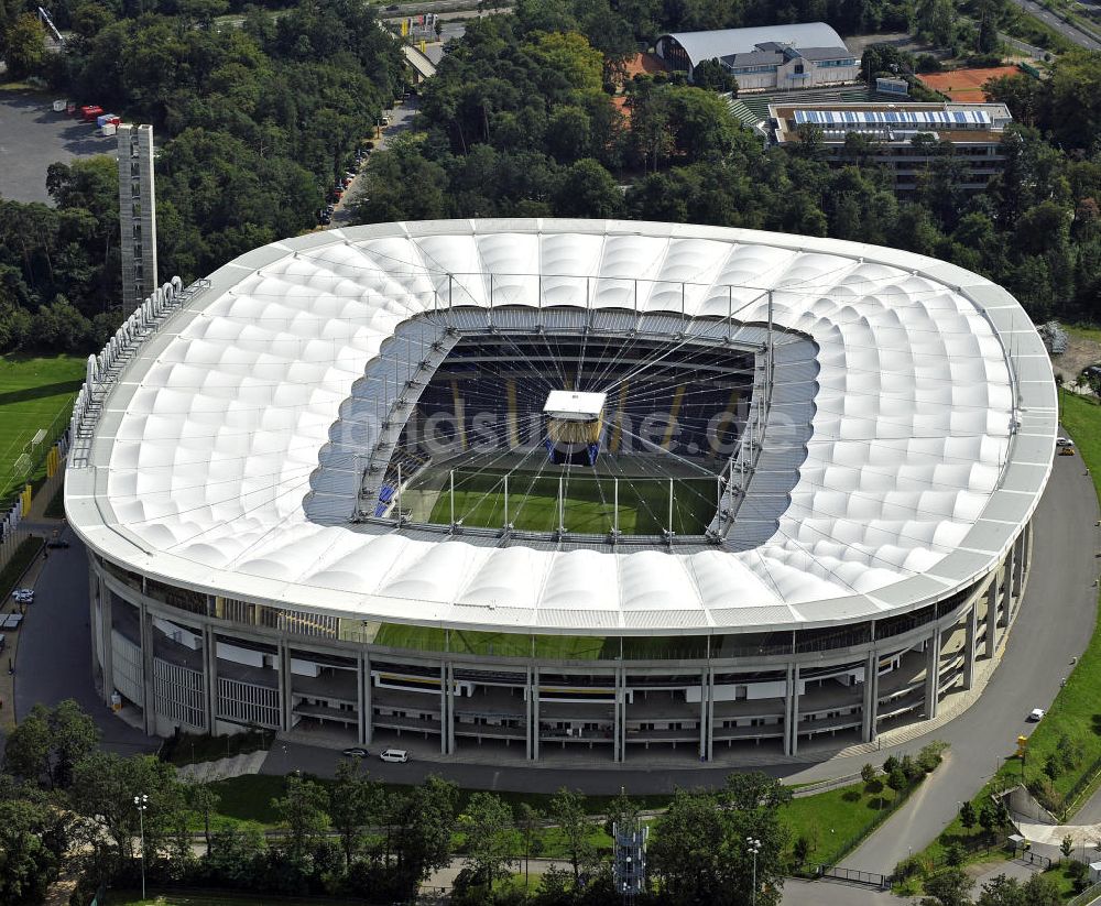 Frankfurt am Main von oben - Commerzbank Arena