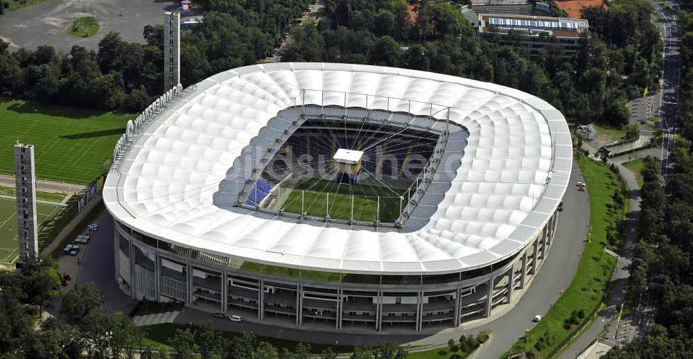 Frankfurt am Main aus der Vogelperspektive: Commerzbank Arena