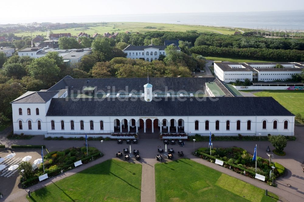 Norderney von oben - Conservationhaus in Norderney im Bundesland Niedersachsen