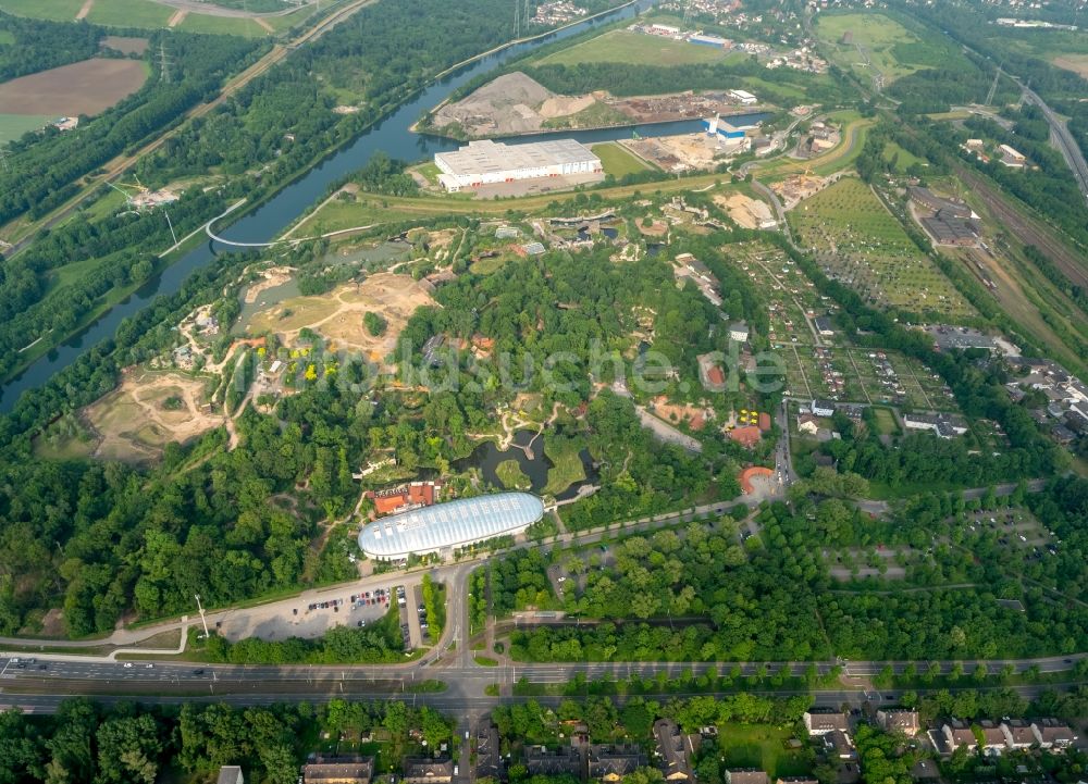 Luftbild Gelsenkirchen - Consol Park auf dem Gelände der ehemalige Zeche Consolidation in Gelsenkirchen im Bundesland Nordrhein-Westfalen