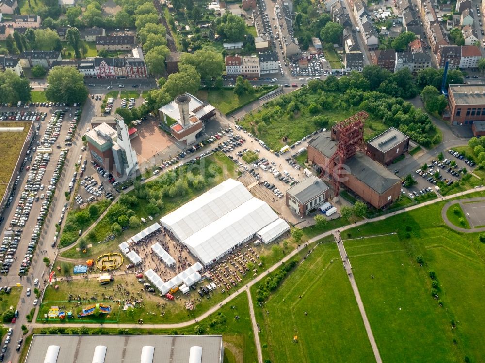 Gelsenkirchen aus der Vogelperspektive: Consol Park auf dem Gelände der ehemalige Zeche Consolidation in Gelsenkirchen im Bundesland Nordrhein-Westfalen